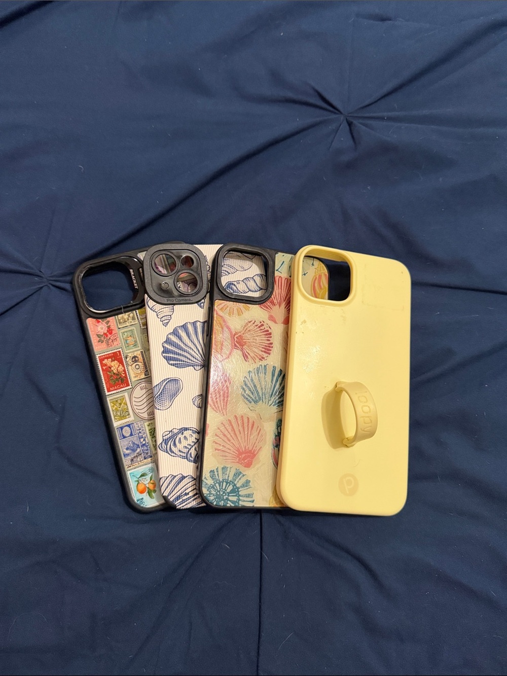 Loopy Case Yellow Silicone Phone Case with Built-In Ring Grip